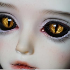 BJD Gold Beast Resin Doll Eyes: Devil Pupil, 8-24mm