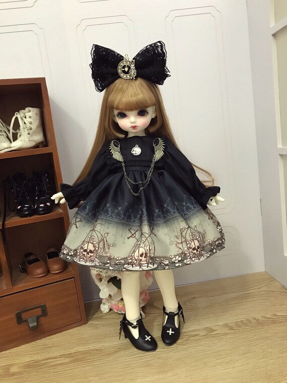 Blythe Dress Fashion Girl Doll Clothes,Handmade loli outfit for Blythe 16 14 13 SD Bjd Clothes Lolita Dress Bjd Outfit Dolls Accessories