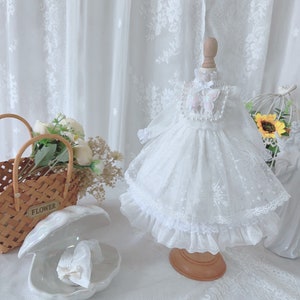 Bjd Doll White butterfly Dress Bjd Dress for  1/3 1/4 1/6  BJD SD doll Msd Yosd Bjd Doll Dress , Dolls Clothing, Bjd Skirt