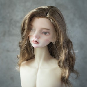 1/4 MSD Wig 1/3 BJD Wig for SD Doll Accesories 9-10&#39;&#39; 8-9&quot; 7-8&quot;  Fashion Curly Wig Short Doll Hair for Boy Girl Dolls
