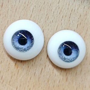 Resin Doll Eyes: Realistic Safety Eyes for BJD Dolls (8-24mm)
