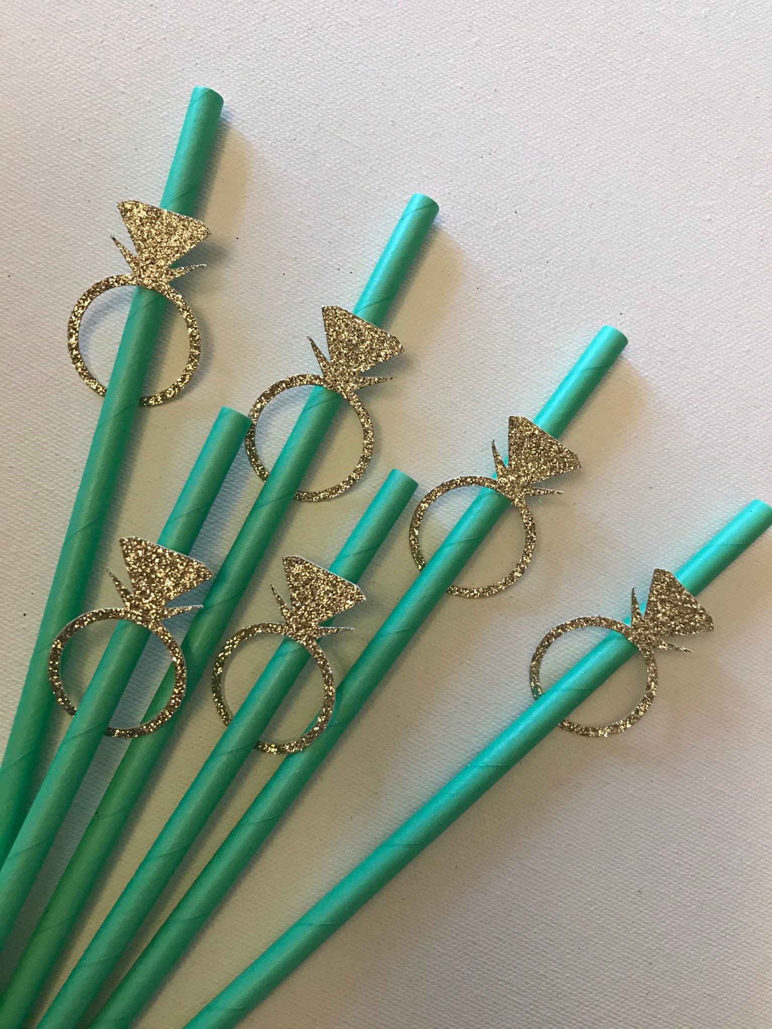 Engagement Straws Engagement Ring Straws Diamond Ring Etsy