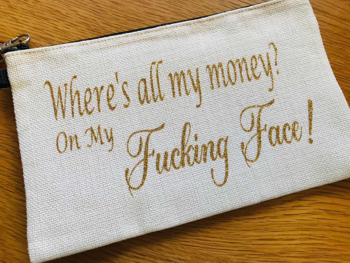 Rude Makeup Bag Novelty Makeup Bag Fucking Makeup Bag Etsy
