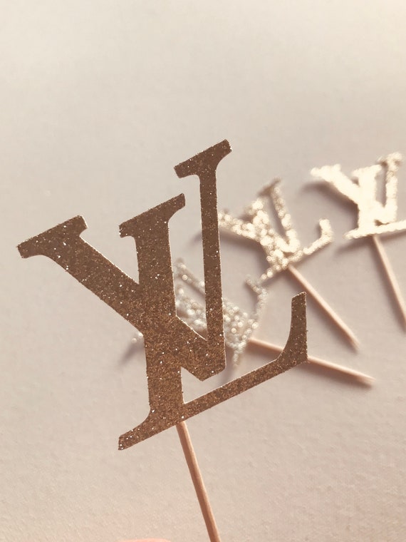 Louis Vuitton Cupcake Style Topper Designer Themed Cake Etsy Louis Vuitton Cupcake Style Topper Designer Themed Cake Etsy