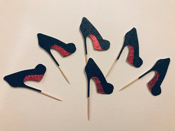 Louboutin glitter clearance high heels