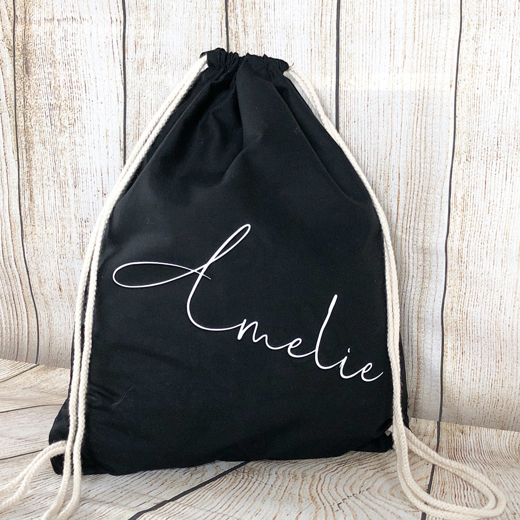 Personalized gym bag Sports bag School Kindergarten cloth bag Etsy