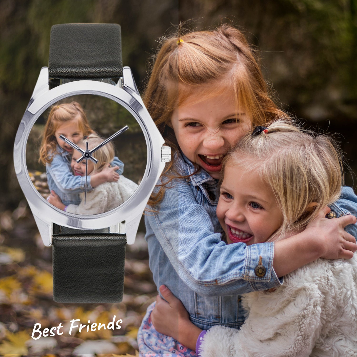 Personalized Custom Photo Watch With Your Picture / Message Unique Gift