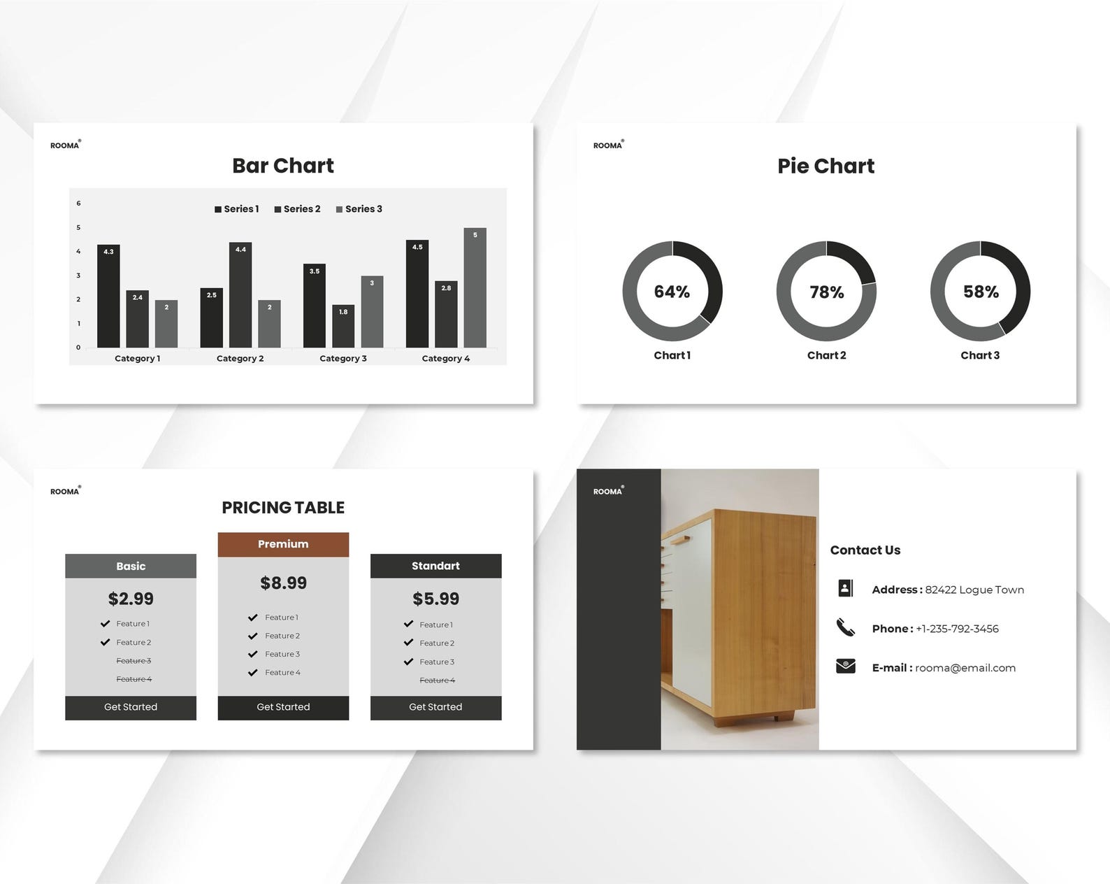 30 Slide Unique Furniture Presentation Template Creative - Etsy