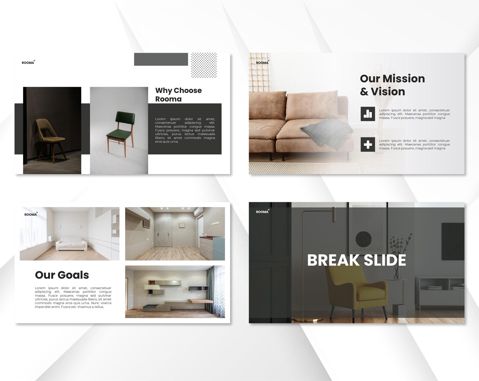 30 Slide Unique Furniture Presentation Template Creative - Etsy