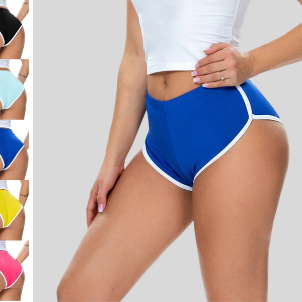 Sports Shorts Women | Sexy Booty Shorts | Yoga Athletic Shorts | High Waisted Ladies Summer Shorts