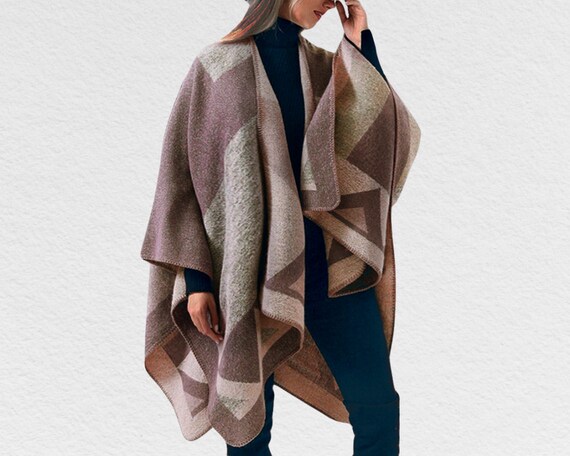 Cozy Warm Blanket Cloak Scarf Sweater 