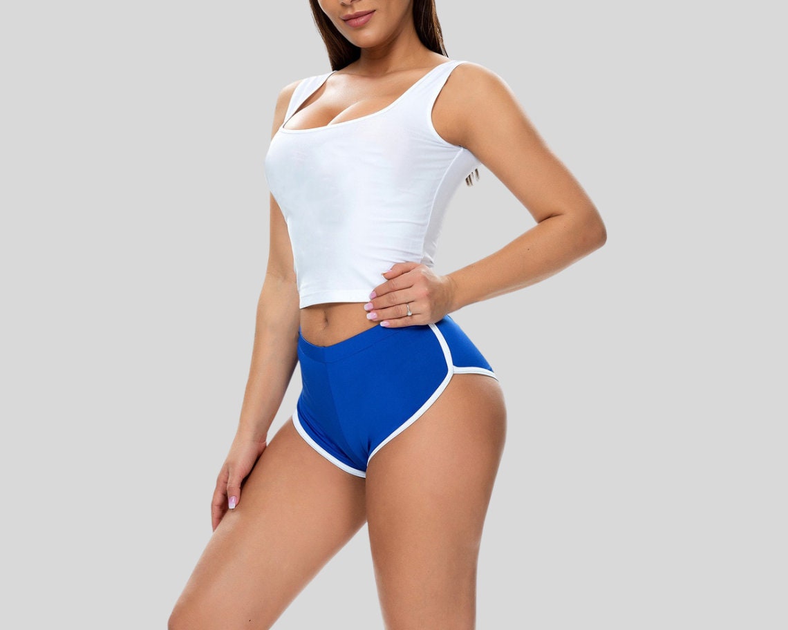 Buy Sports Shorts Women Sexy Booty Shorts Yoga Athletic Shorts High Waisted  Ladies Summer Shorts Online in India 