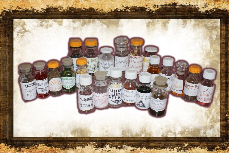 Printable Harry Potter Inspired Wizard Potion Bottle ...