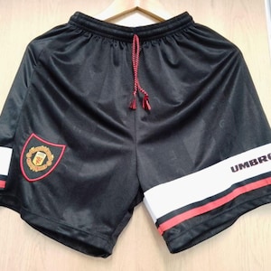 Official Umbro Vintage Manchester Utd 1996 - 1997 Away Football Shorts - Adult Size Small - ( 32&quot; waist ) - Excellent Condition