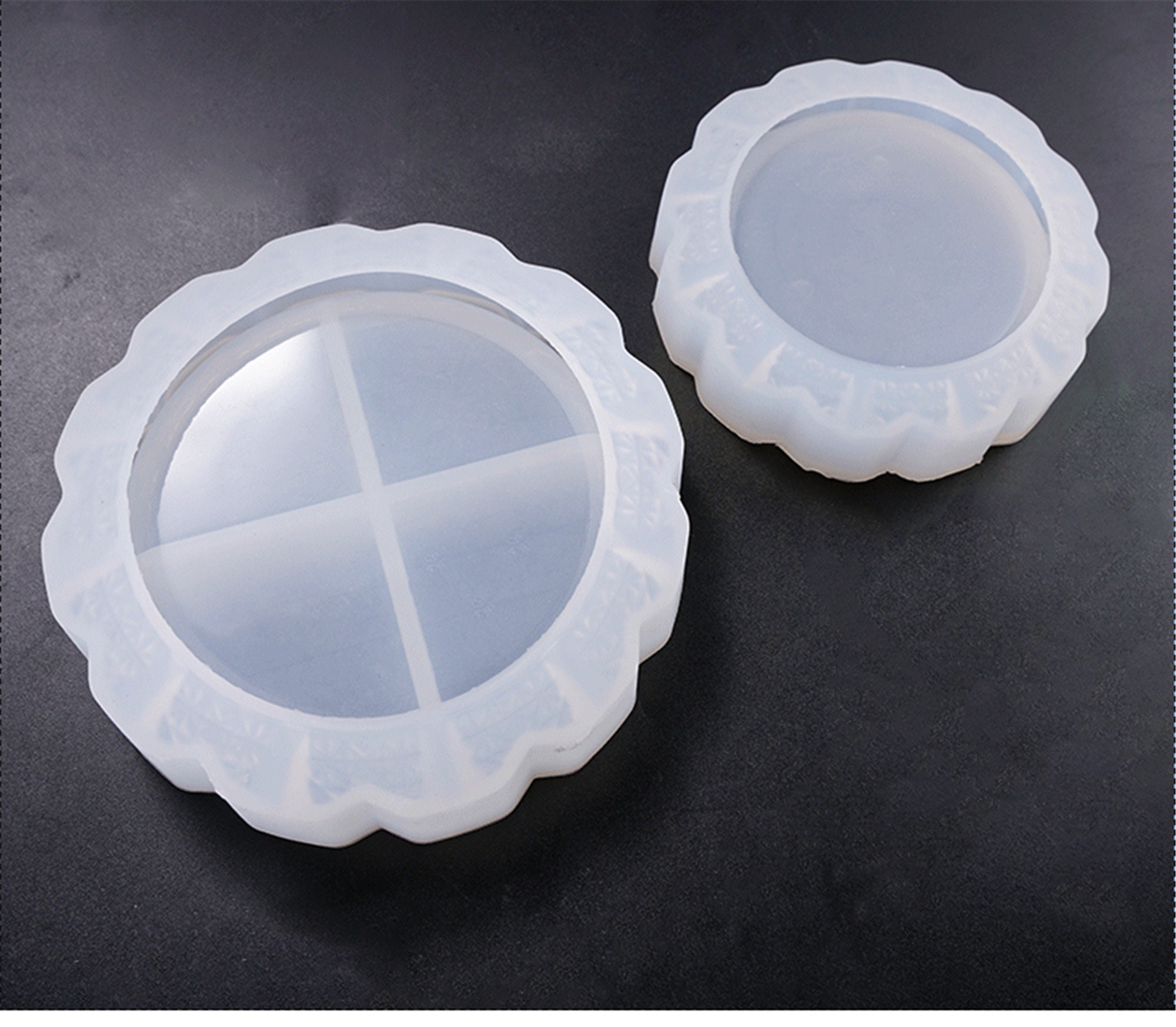 High Quality Ashtray Resin Mold Round Ashtray Mold Silicone Etsy