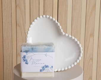 SET Sapone e Piattino a cuore Bomboniera Matrimonio - solo sapone segnaposto