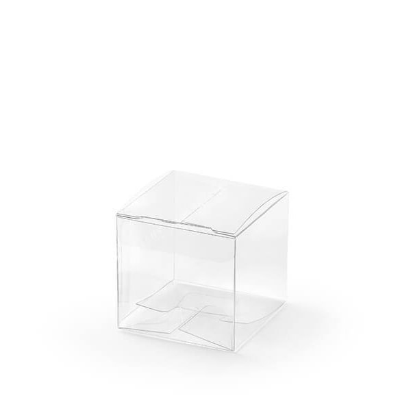 24 Scatole bomboniere cubo in pvc 5x5x5 - 24 Cube Boxes in pvc 5x5x5