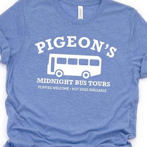 Pigeon Midnight Bus Tours SVG | Don&#39;t Let the Pigeon | SVG Shirt file | I Love to read month shirt