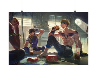 Luke Eating Metro City Fast Food Street Fighter VI