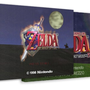 Legend of Zelda Ocarina of Time 3D N64 3DS Premium POSTER MADE IN