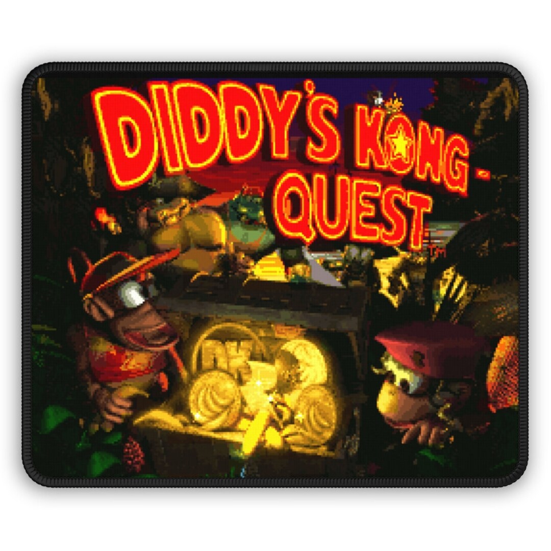 DKC2 Diddy's Kong Quest Country 2 Notebook PC Gaming Mouse Pad - Etsy