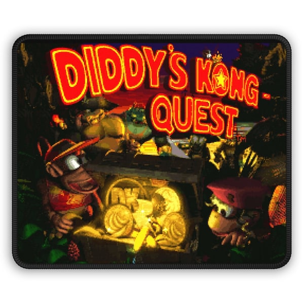 DKC2 Diddy's Kong Quest Country 2 Notebook PC Gaming Mouse Pad