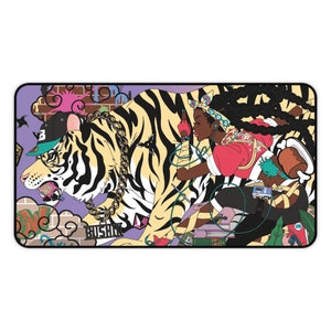 Kimberly Bushin Style Ninja Star Fighter SF6 Mousepad
