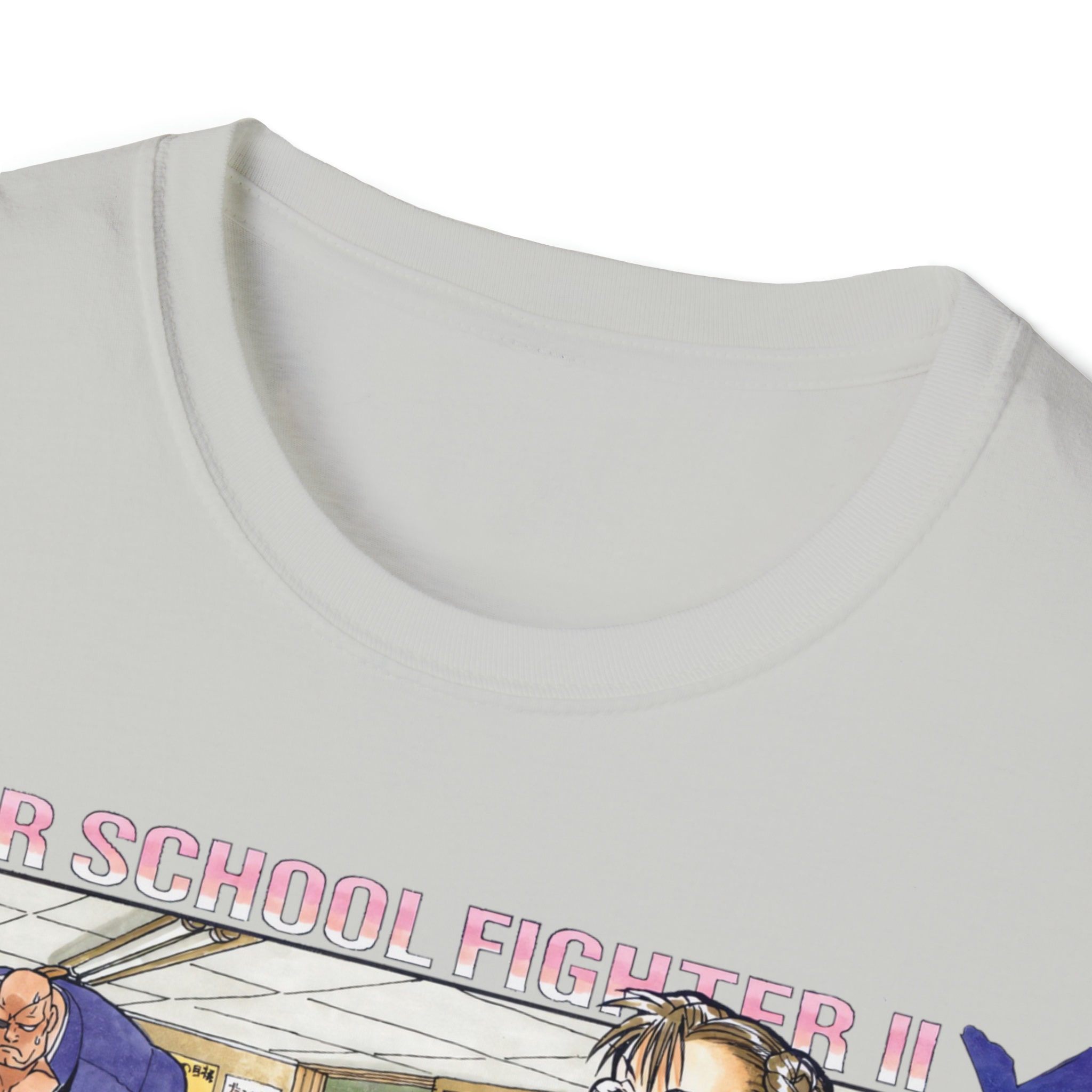 Super School Street Fighter II Street SFII Turbo Classroom T-shirt 