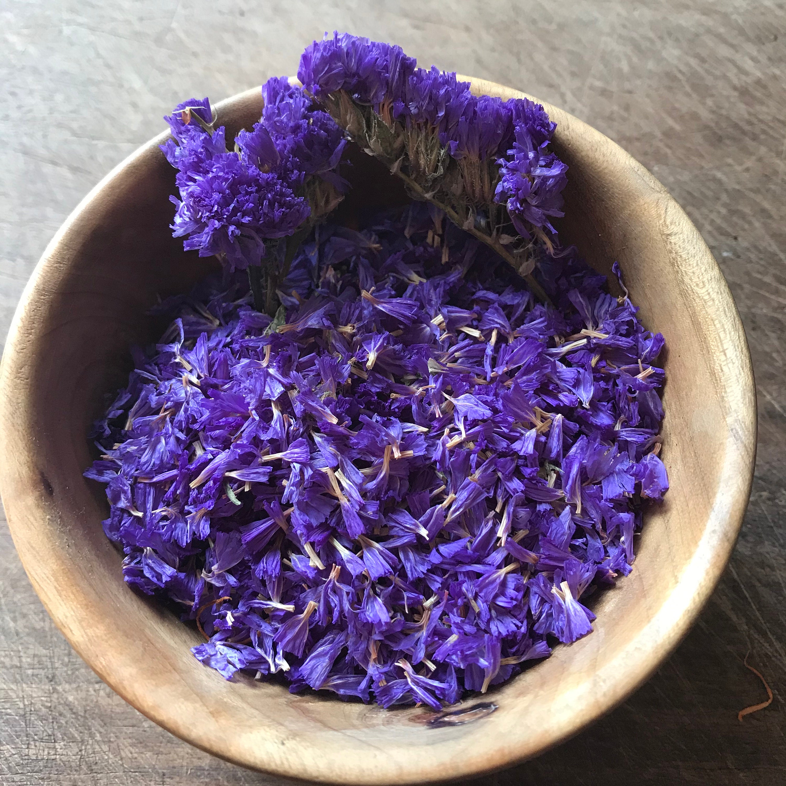 Organic Purple Statice Edible Flowers Edible Petals Dried Etsy Australia