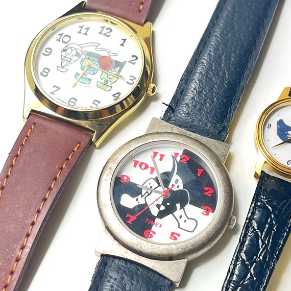 Vintage Disney, Fossil, Timex Watch Bundle Gem
