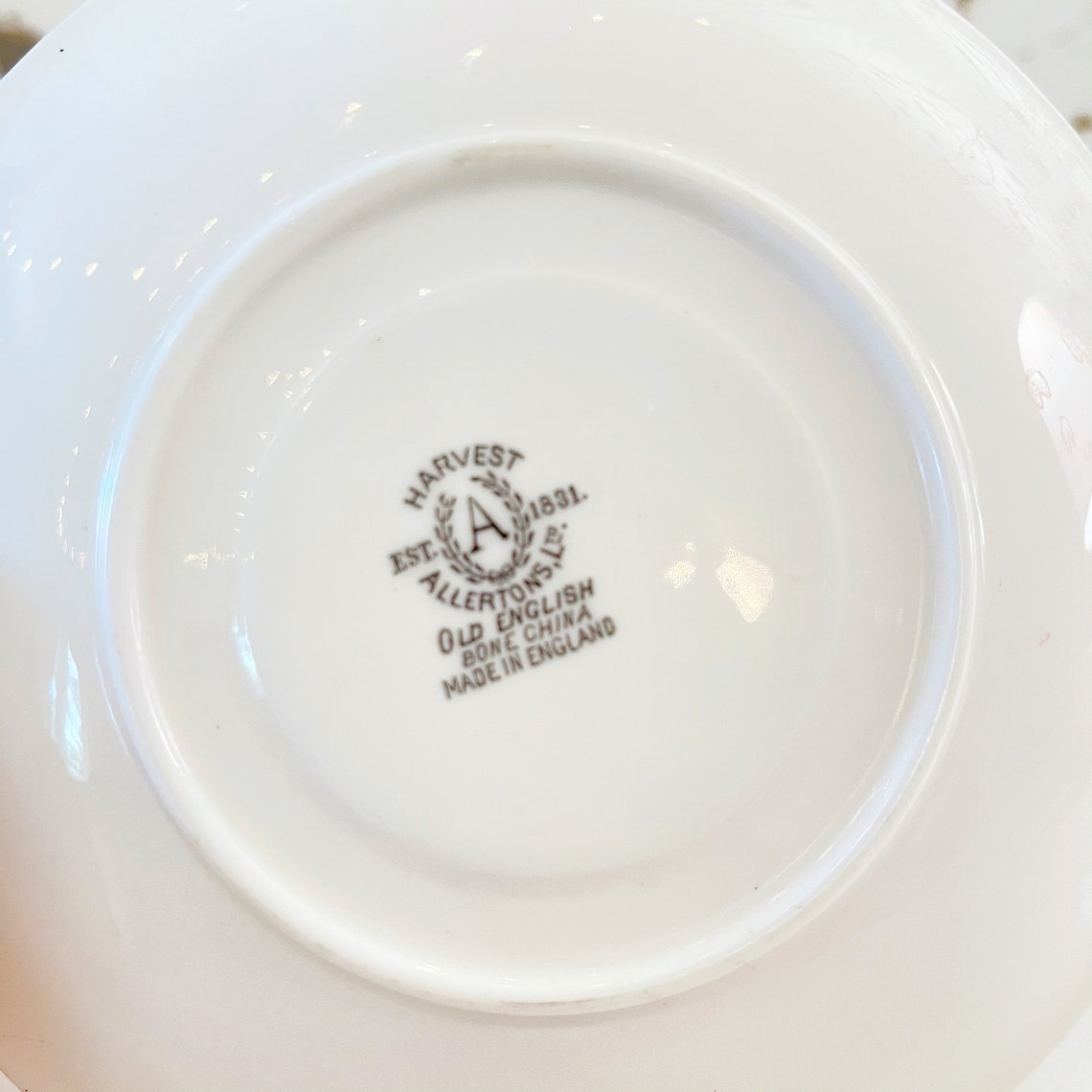 Vintage Allertons Old English Bone China Harvest Tea Cup and Etsy