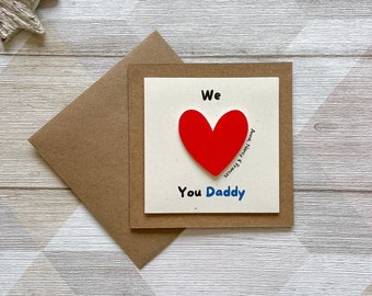 Personalised Father’s Day Card, Birthday Card for Dad, Father’s Day Card for Grandad