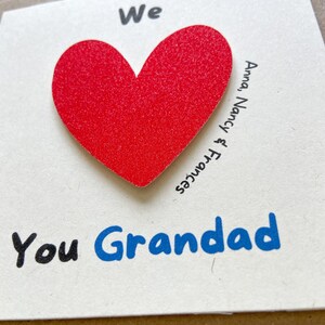 Personalised Fathers Day Card, Birthday Card for Dad, Fathers Day Card for Grandad image 5