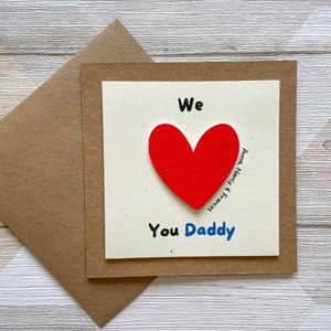 Personalised Fathers Day Card, Birthday Card for Dad, Fathers Day Card for Grandad image 2