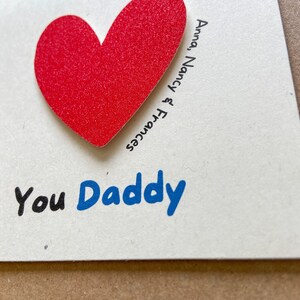 Personalised Fathers Day Card, Birthday Card for Dad, Fathers Day Card for Grandad image 3