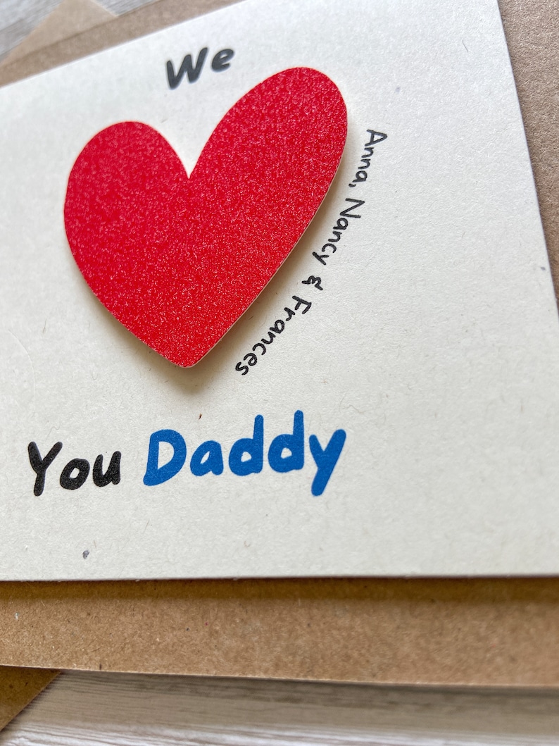 Personalised Fathers Day Card, Birthday Card for Dad, Fathers Day Card for Grandad image 3