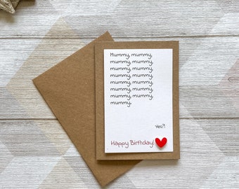 Birthday Card for Mum, Birthday Card from Children, Birthday Card for Mummy