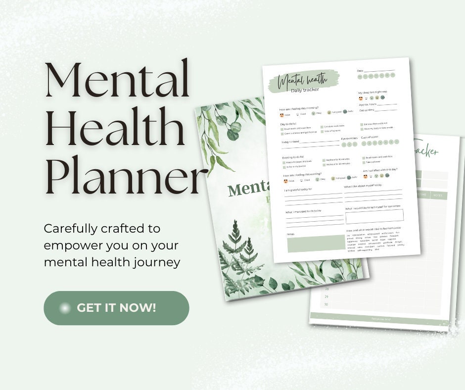 Printable Mental Health Daily Tracker Mental Health Daily - Etsy