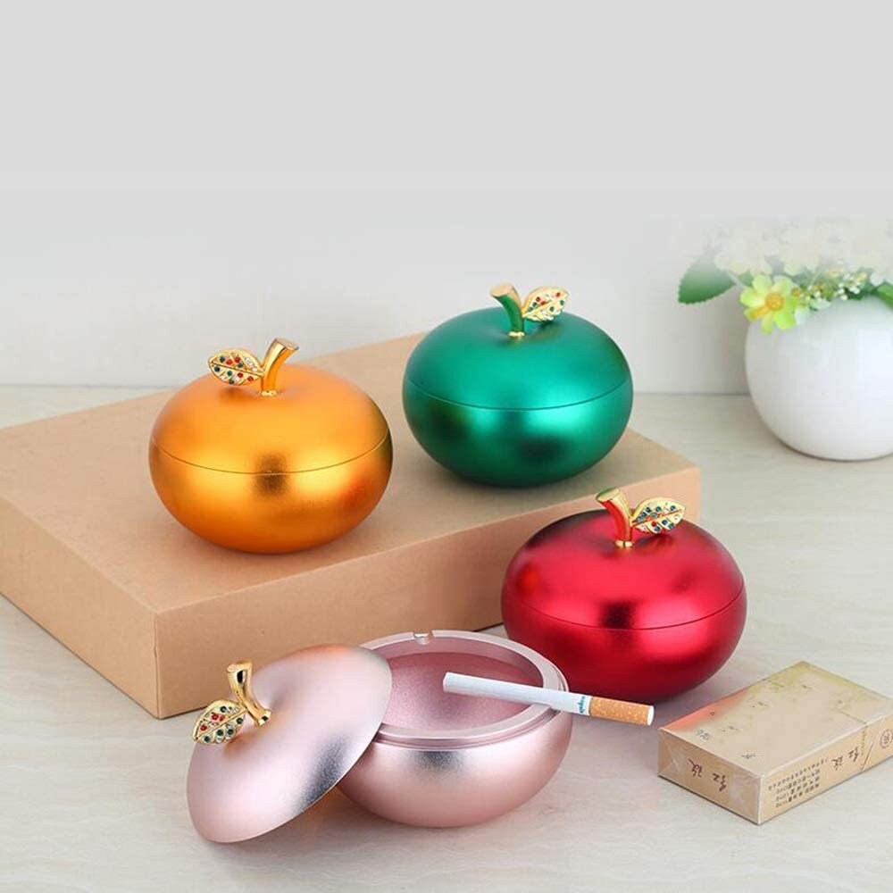 Aluminum Apple Ashtray Creative Apple Ashtray Decoration Etsy