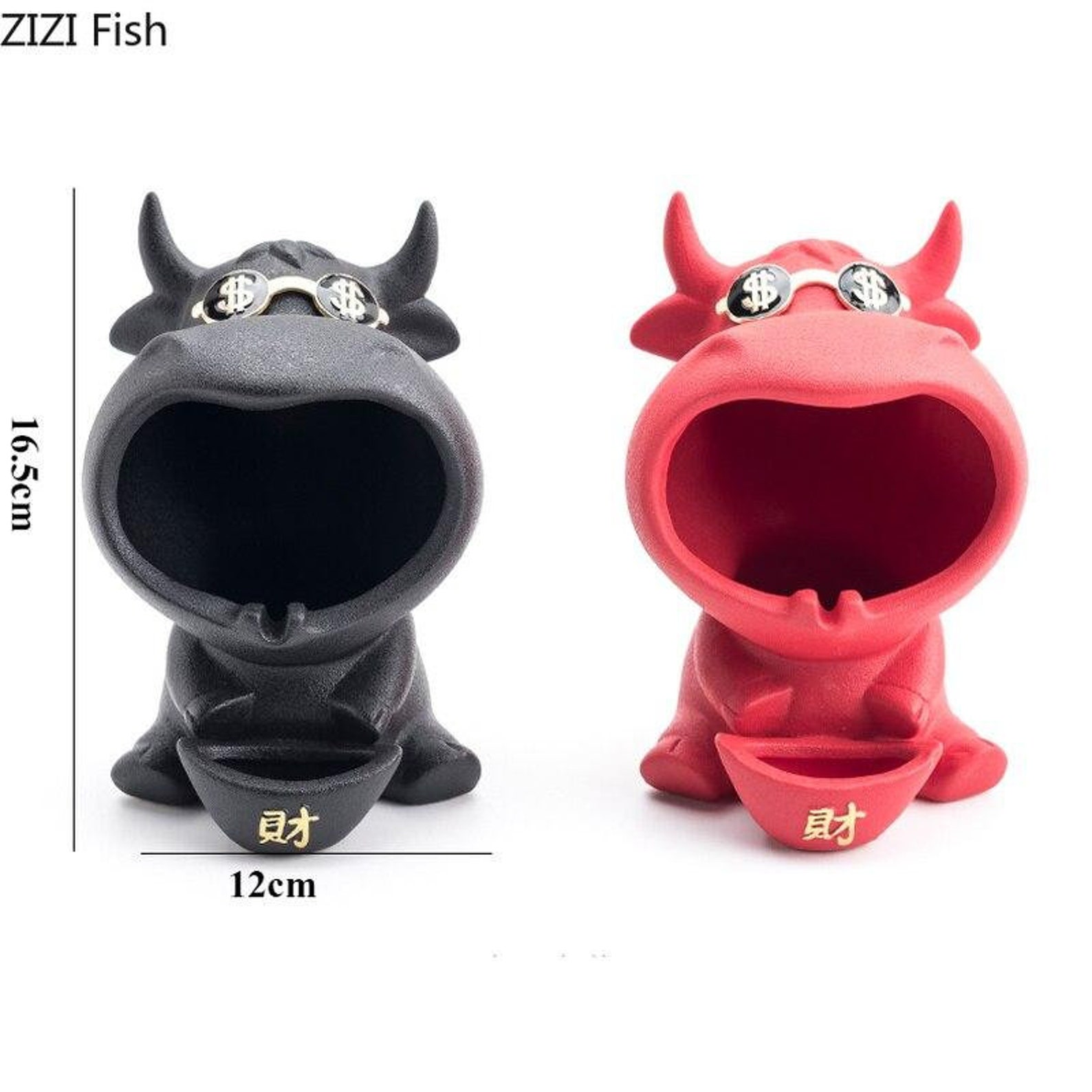 Ceramic Black Frosted Animal Ashtray. Household Antifly Ash. Etsy