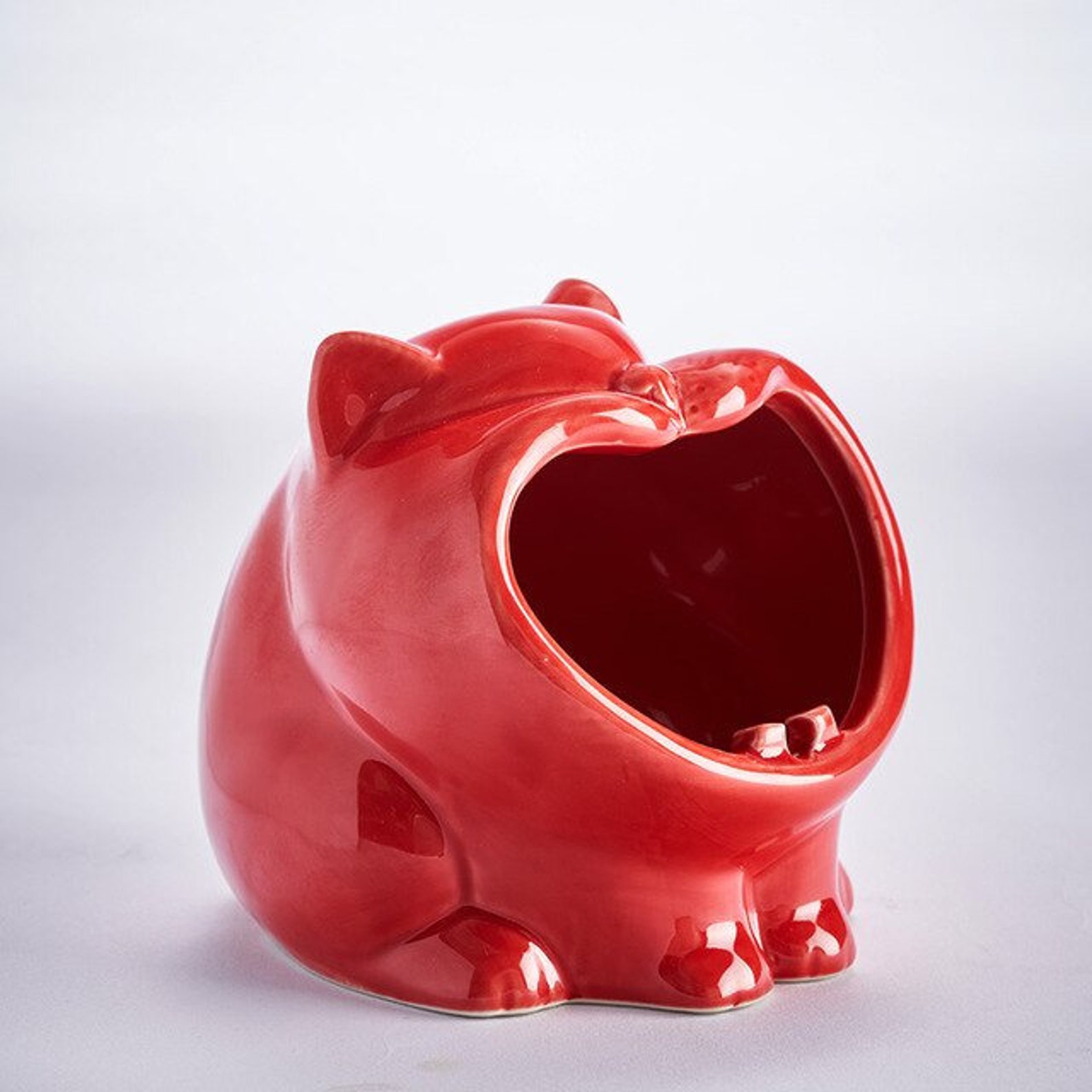 Creative ceramic small animal ashtray ashtray to prevent fly Etsy