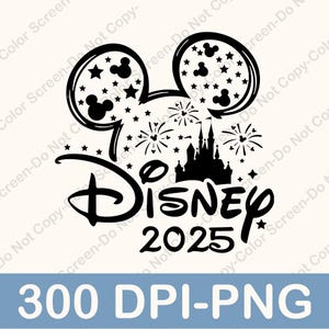 Disney 2025 Png, Magic Castle Png, Family Vacation 2025 Png, Family Trip 2025 Png, Family Squad Png, Disneyland 2025 Png