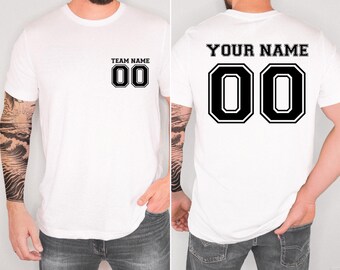 Personalized Sport Shirt: Custom Name & Number Jersey