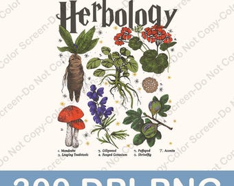 Herbology Png, Wizardy Plants Png, Herbology Wizard School Png, Wizard School Png, Wizard Herbology Png, Plant Png, Vintage Shirt Png