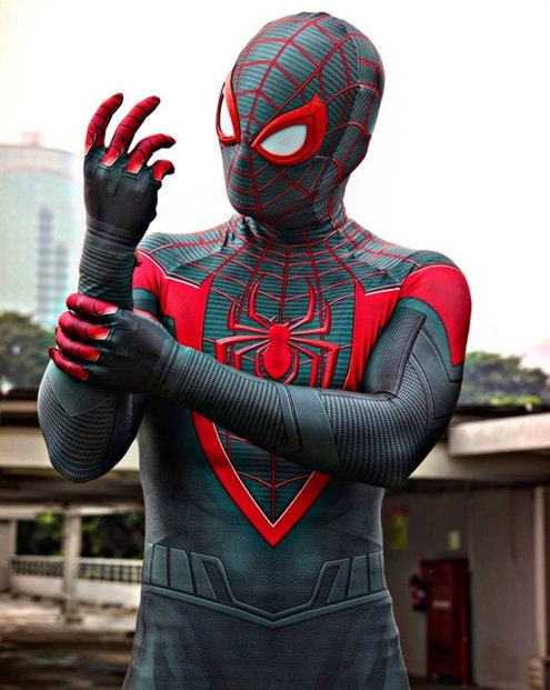 Nouveau costume Superior Spider-Man Jumpsui Halloween Cosplay Spiderman  Zentai a