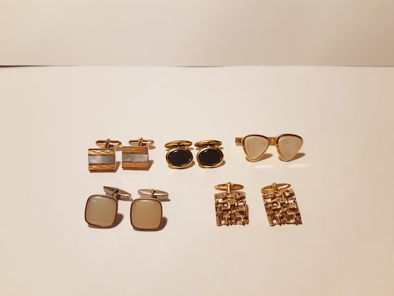 1960s Vintage Cufflinks x5