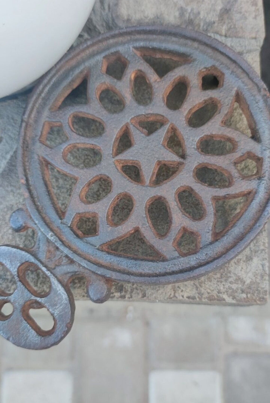 Vintage Round Cast Iron Hot Plate. Soviet Plate Hot Pot or Casserole