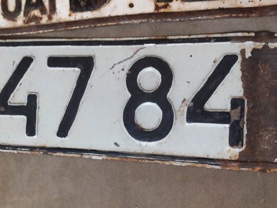 Old License Plates Soviet Plates Vehicle Registration Numbers