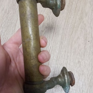 Vintage Metal Door Handle, USSR 1960s