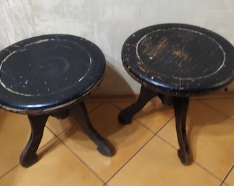 Antique Vintage Piano 2 Stools, 1900&#39;s, Style Art deco,  Bentwood Chairs, Bentwood Bistro Chairs, Thonet Bentwood Chairs,